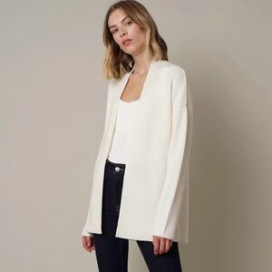 Cyrus Waffle Open Front Cardigan